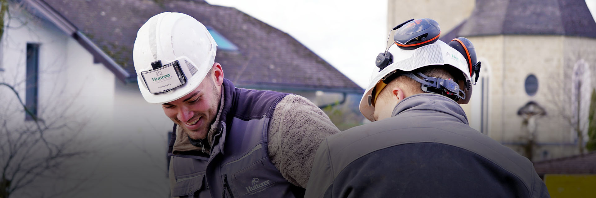 Arbeiter auf Baustelle